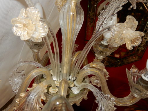 1900/20 Lustre Cristal Murano  5 Branches – Image 6