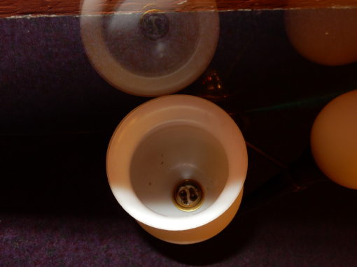 1950' Sconces Pair  Brass and  Bronze in the Style of Arbus or Maison Jansen 2 Bulbs - Image 8