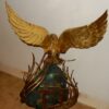 1970' Wall Lamp of An Eagle with Wings Spread FERNANDEZ or DUVAL BRASSEUR or HONORE - PARIS - Image 3
