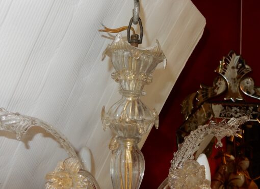 1900/20 Lustre Cristal Murano  5 Branches – Image 7