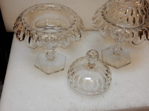 1880 'Center Table and its 12 Pieces Cristal Royal Factory Val St Lambert - Image 6