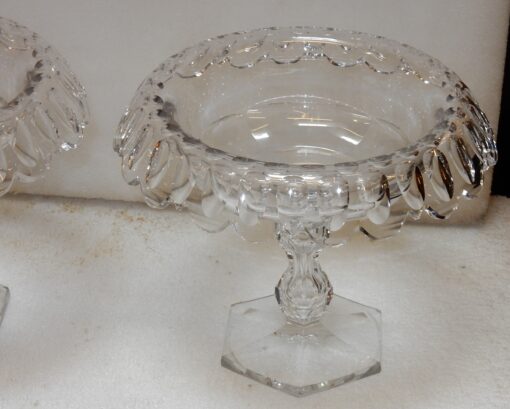 1880 'Center Table and its 12 Pieces Cristal Royal Factory Val St Lambert - Image 3