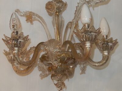 1900/20' Chandelier  Murano cristal  with 4 lights arms