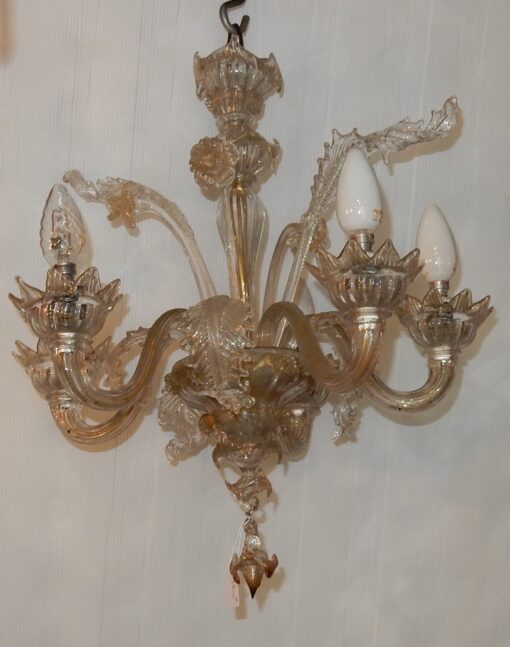 1900/20 Lustre Cristal Murano  5 Branches