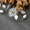 1970' Ceiling Light or Wall Lamp with Flowers and Leaves in the Style of Maison Bagués - Image 3