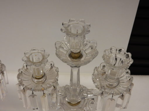 Paire de Chandeliers Baccarat Avec 2 Branches – Image 4