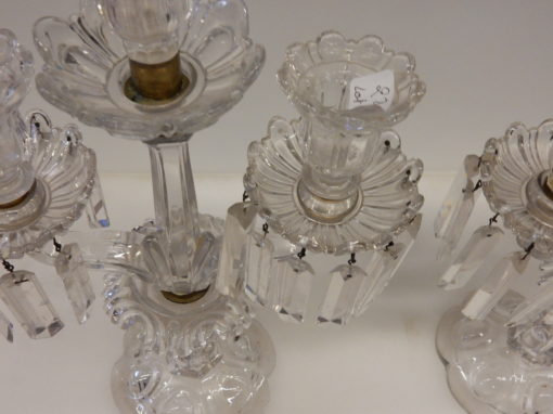 Paire de Chandeliers Baccarat Avec 2 Branches – Image 8