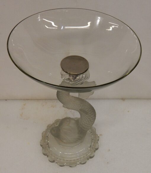 1950' A Dolphins Cup Model Baccarat Molded - Image 5