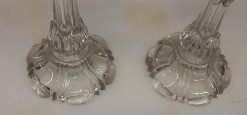 1950' Paire de Bougeoirs pour Chandeliers BACCARAT – Image 6