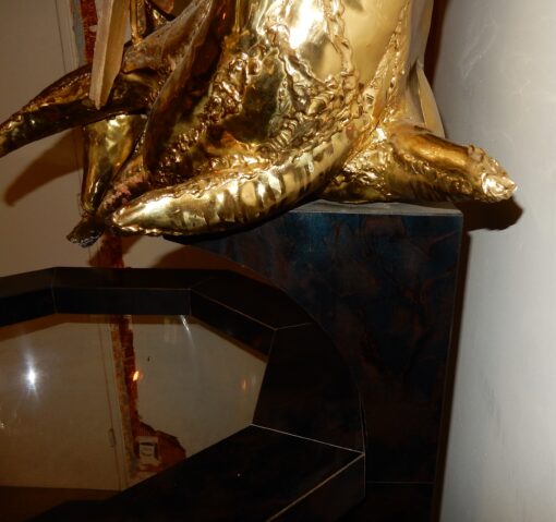 1970' Fountain enlightening of A Parrot With Wings Spread FERNANDEZ or DUVAL BRASSEUR for HONORE - PARIS - Image 6