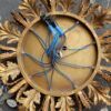 1970' Ceiling Light or Wall Lamp with Flowers and Leaves in the Style of Maison Bagués - Image 5