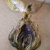 1970' Wall Lamp of An Eagle with Wings Spread FERNANDEZ or DUVAL BRASSEUR or HONORE - PARIS