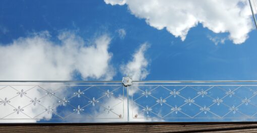 1940/50 Venitian Mirror With Stars Art Deco 170 X 115 cm - Image 5