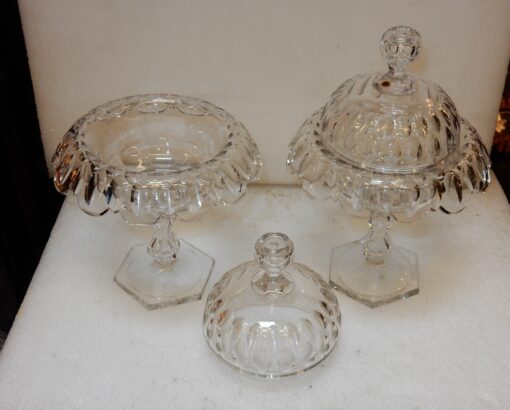 1880 'Center Table and its 12 Pieces Cristal Royal Factory Val St Lambert - Image 5