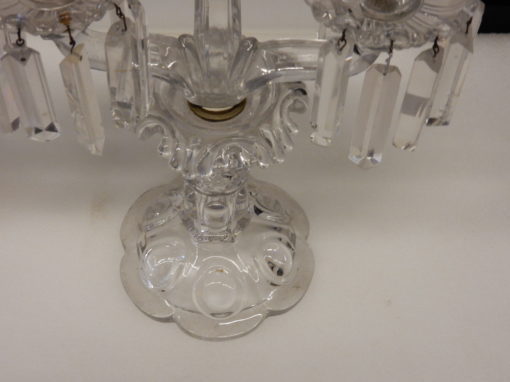 Paire de Chandeliers Baccarat Avec 2 Branches – Image 3