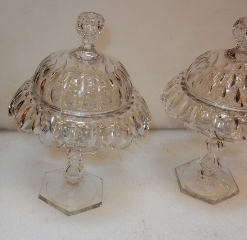 1880 'Center Table and its 12 Pieces Cristal Royal Factory Val St Lambert - Image 7