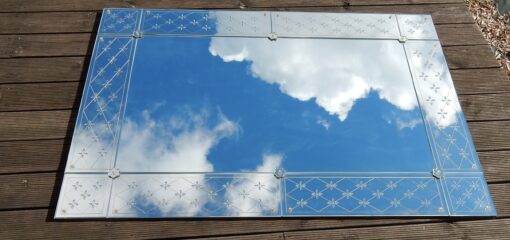 1940/50 Venitian Mirror With Stars Art Deco 170 X 115 cm - Image 7