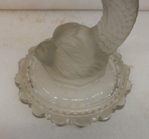 1950' A Dolphins Cup Model Baccarat Molded - Image 6
