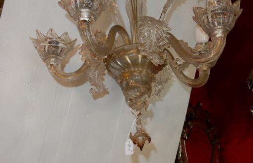 1900/20 Lustre Cristal Murano  5 Branches – Image 3