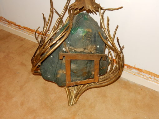 1970' Wall Lamp of An Eagle with Wings Spread FERNANDEZ or DUVAL BRASSEUR or HONORE - PARIS - Image 4