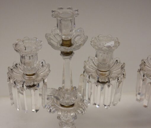 Paire de Chandeliers Baccarat Avec 2 Branches – Image 6