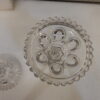 1950' Pair of Candlesticks Baccarat Beaded Bases - Image 4