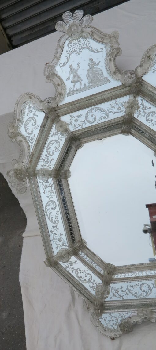 Romantic mirror Murano, the Statement, - Image 4