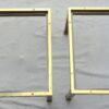 Paire de  bouts de canapés laiton et bronze Style Charles 70 – Image 5