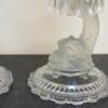 1950 Pair of Candlesticks Baccarat signed to the Delphins - Image 4