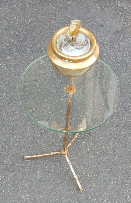 1970 'Ashtray Brass Tripod Maison Bagués at the Head of Horse - Image 2