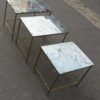 1950/70 Série de 3 Tables Gigognes Modèle Bambou avec Pieds Maison Baguès – Image 7