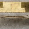 1950/70' Coffee Table Maison Charles, Top In Glass 112 X 48 cm