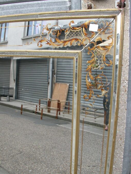 1970 Miroir Églomisé 150 x 79 cm – Image 5