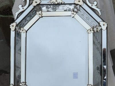 Mirror Venice octagonal silvering Mercury