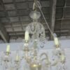 1950' Lustre Style Bohême 6 Bras de Lumières Hauteur 90 Diamètre 68 cm – Image 6
