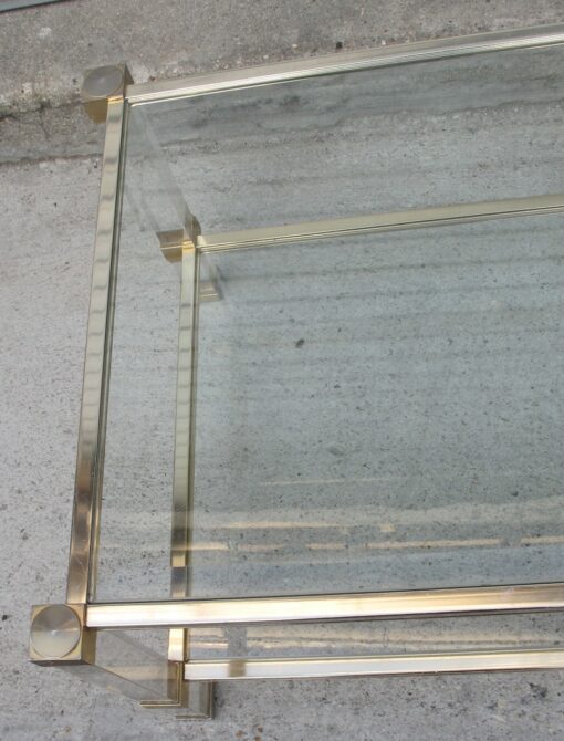 Pair of coffee tables Pierre Vandel lucite - Image 5