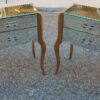 Pair of side bed mirrors art deco