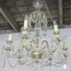 1950' Lustre Style Bohême 6 Bras de Lumières Hauteur 90 Diamètre 68 cm – Image 3