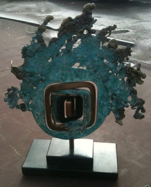 Bronze sculpture with motives included by Cantarel - Image 4