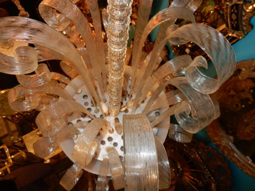 1950/70 Chandelier Jet of Water Véronèse Murano - Image 6