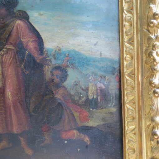 Nativité,huile sur cuivre,attribué a Frans Francken le jeune – Image 5