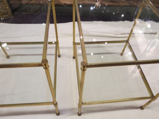 1950/70 Paire de Bouts de Canapés en Bronze, Maison Baguès 47 X 42 cm – Image 6