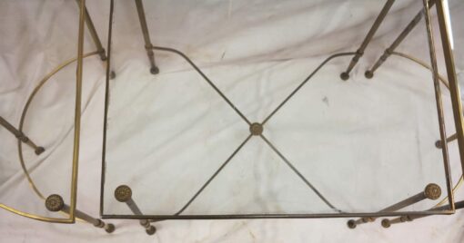 Tripartite table top in glass style Maison Bagués - Image 4