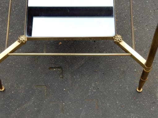 1970' Coffee Table Scraps, Style Maison Jansen, Brass and Gilded Bronze - Image 8