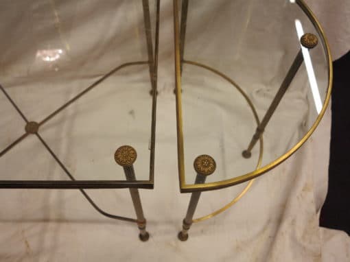 Tripartite table top in glass style Maison Bagués - Image 6