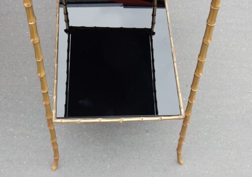1970 Pair Of Tables in Bronze Maison Charles 74 X 38 cm - Image 3