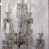 1950' Lustre 6 Branches Baccarat H 66 x D 65 cm