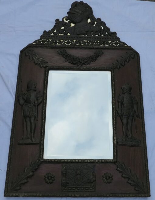 Mirror of medieval style decor armors