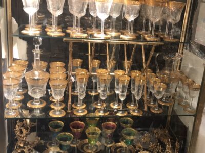 1950 'Crystal Serveware From St Louis Thistle 90 Piéces