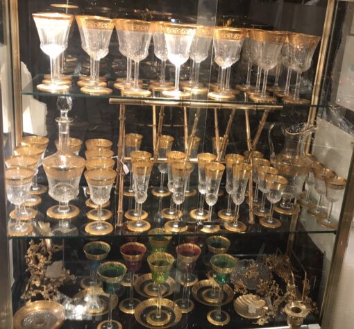 1950 'Crystal Serveware From St Louis Thistle 90 Piéces